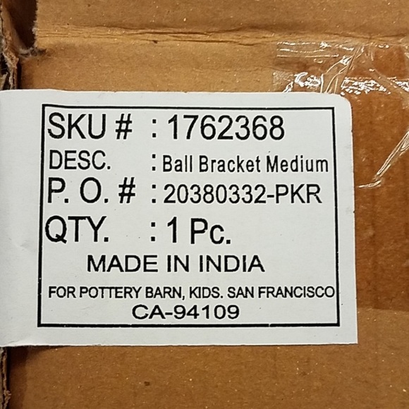 ISOPottery Barn Kids Ball Bracket/Medium - Picture 5 of 5